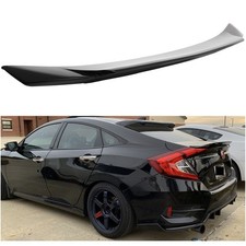 Trunk Spoiler For 2016-2021 Honda Civic Glossy Black Duckbill