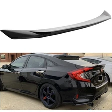 Trunk Spoiler For 2016-2021 Honda Civic Glossy Black Duckbill