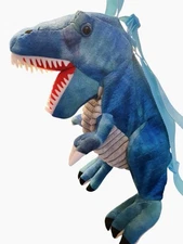 Blue Plush Dinosaur T-Rex Childs Backpack Hobby Lobby