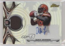 2015 Topps Finest Rookie Refractor Duke Johnson #RRAP-DJ Patch Auto k5j