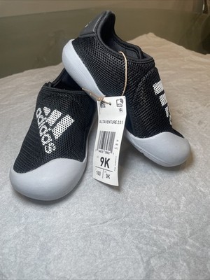 Adidas Altaventure Sport Swim Sandals in black and gray. Size 9 Toddler 