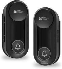Wireless Doorbell, Hosmart UltraBell Wireless Intercom Doorbell System, Batte...