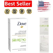 Alcohol-Free Clinical Protection Deodorant, Fresh Cucumber Green Tea, 2-Pack