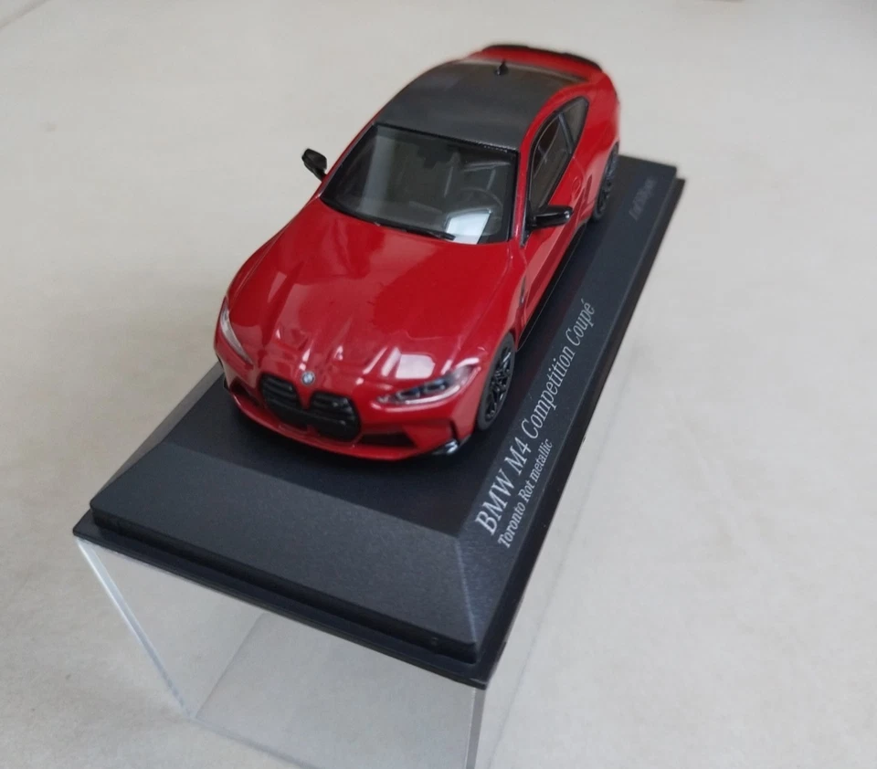 Minichamps 1/43 BMW M4 Competition Coupe 2020 Toronto Red G82 - Immagine 4 di 4