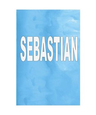 Sebastian: 100 Pages 6'' X 9'' Personalized Name on Journal Notebook, Rwg