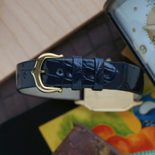 Cartier 1980-90s Santos Dumont Extra Plate Yellow Gold 96053 Manual Wind 13