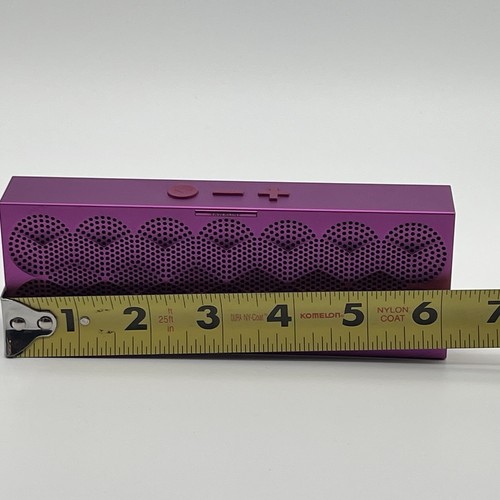 JawBone Mini Jambox tragbarer drahtloser Bluetooth Lautsprecher J2013 lila getestet - Bild 6 von 6