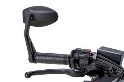 Puig MP Bar End Mirror Black UK