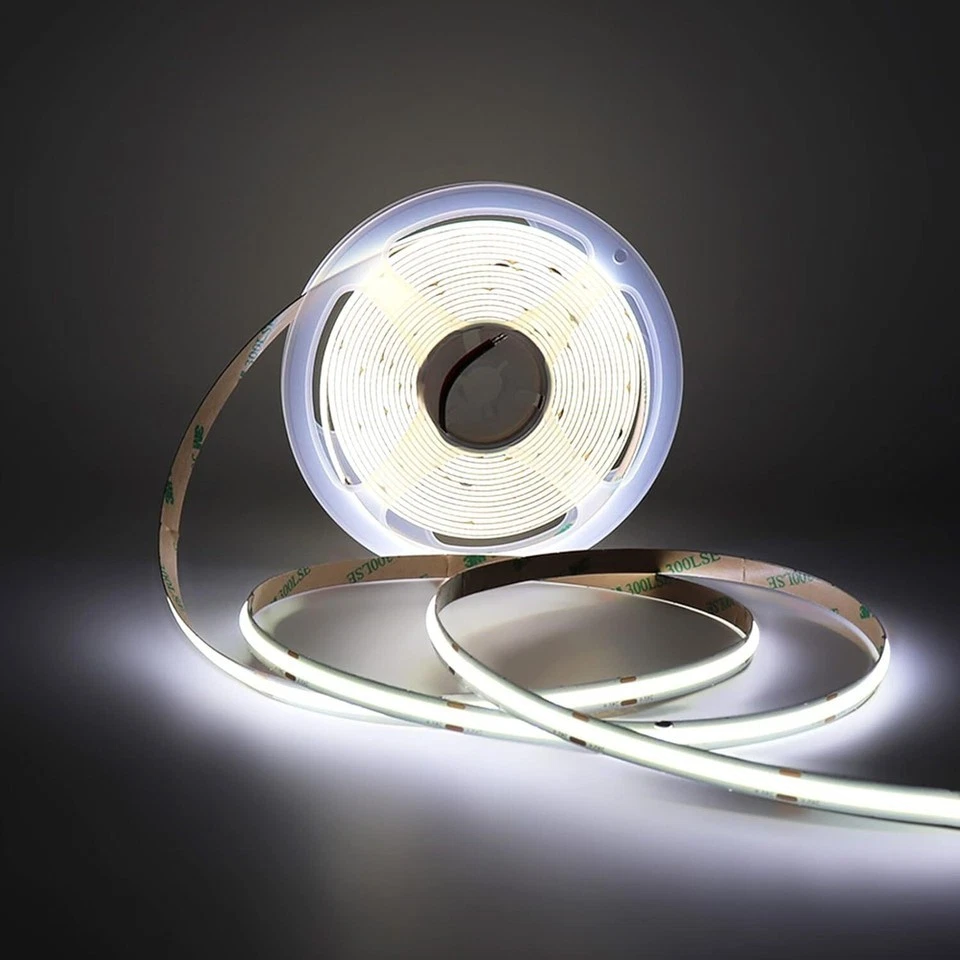 10M COB LED Strip Light Dimmable 320LED/M High Density 12V 24V Flexible LED Tape - Image 4 of 4