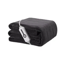 Electric Heated Blanket 72"x84" Full Size, Full Size(72"x84") 001-dark Grey