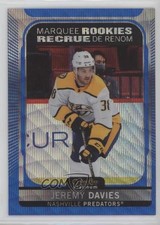2021-22 O-Pee-Chee Platinum Marquee Rookies Blue Surge Jeremy Davies #252 e9p