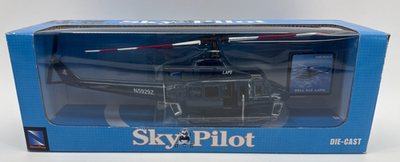 #ad #ad NewRay Sky Pilot 1:48 Bell 412 LAPD Police Helicopter Diecast Model N5929Z $42.75