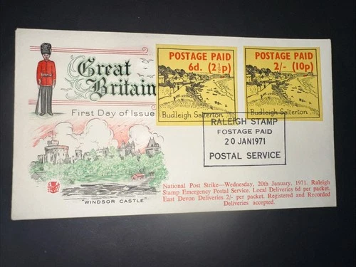 STAMPS - GB POSTAL STRIKE 1971 - WINDSOR CASTLE COVER- AS SHOW