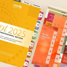 Index Tabs for CPT 2025 Professional Edition AMA Version | CPT Code Book 2025...