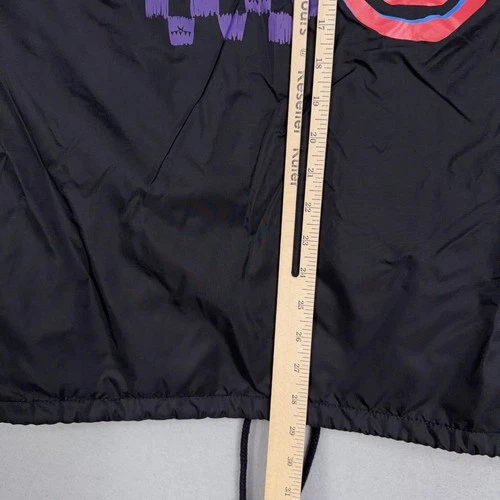Vans Jacket Mens Medium Black Nightmare Before Christmas Oogie Boogie Coach image 10