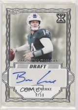 2020 Leaf Ultimate Draft 9/50 Brian Lewerke #BA-BL1 Auto 2h4