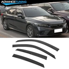 For 22-26 Honda Civic Sedan 4DR Acrylic Mugen Style Window Visor Sun Rain Guards