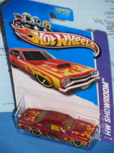 HOT WHEELS 1969 DODGE CORONET SUPERBEE FLAMES 212/250 HW SHOWROOM BRAND NEW VHTF