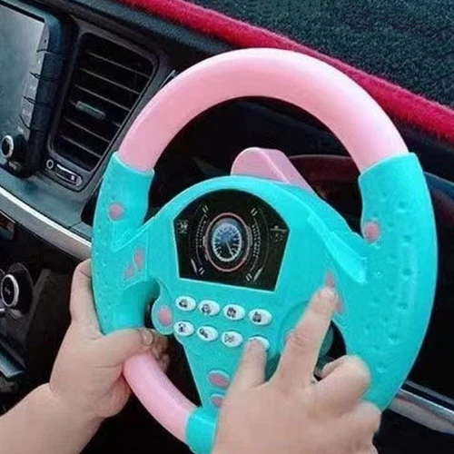 Montessori Simulation Steering Wheel Toys Simulate Driving Car Toy Kids Toys - Picture 10 of 14