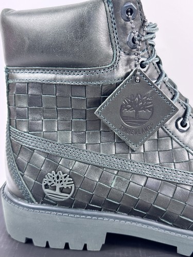 Timberland - Botas de encaje de cuero tejido de 6 pulgadas Talla: UK 11.5 / US 12 / 46 - Imagen 6 de 12
