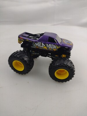 ℳ ❤︎ 1/64 Hot Wheels Monster Jam Truck Diecast Metal Wild Hair