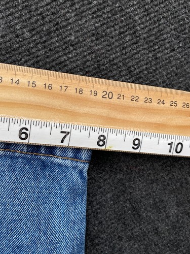 Levi's Orange Tab Mens W30 L28 Straight Leg Jeans Blue Denim Mid Rise Zip Fly - Picture 17 of 24