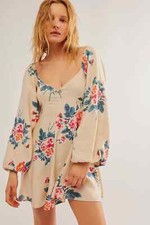 Free People Francesca Mini Dress Floral Size S $128 Small