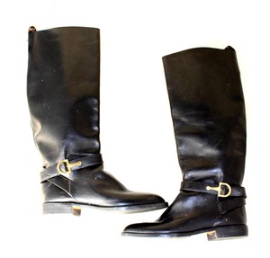 nine west black riding boots