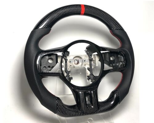 Real carbon leather08-15 Mitsubishi Evolution X Steering Wheel Evo10 Evo 10 RED - Bild 4 von 6