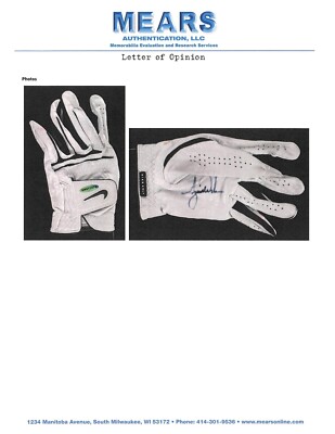 tiger woods nike golf glove