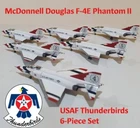 Hogan Wings M-Series 60005 1/200 F-4E Phantom II USAF Thunderbirds, 6-Piece Set