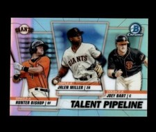 2020 Bowman Chrome Talent Pipeline #TPSFG /Joey Bart/Jalen Miller (ref 114657)