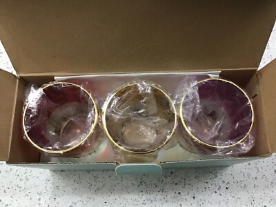 PartyLite Global Fusion Votive Holder Trio P8372 NIB