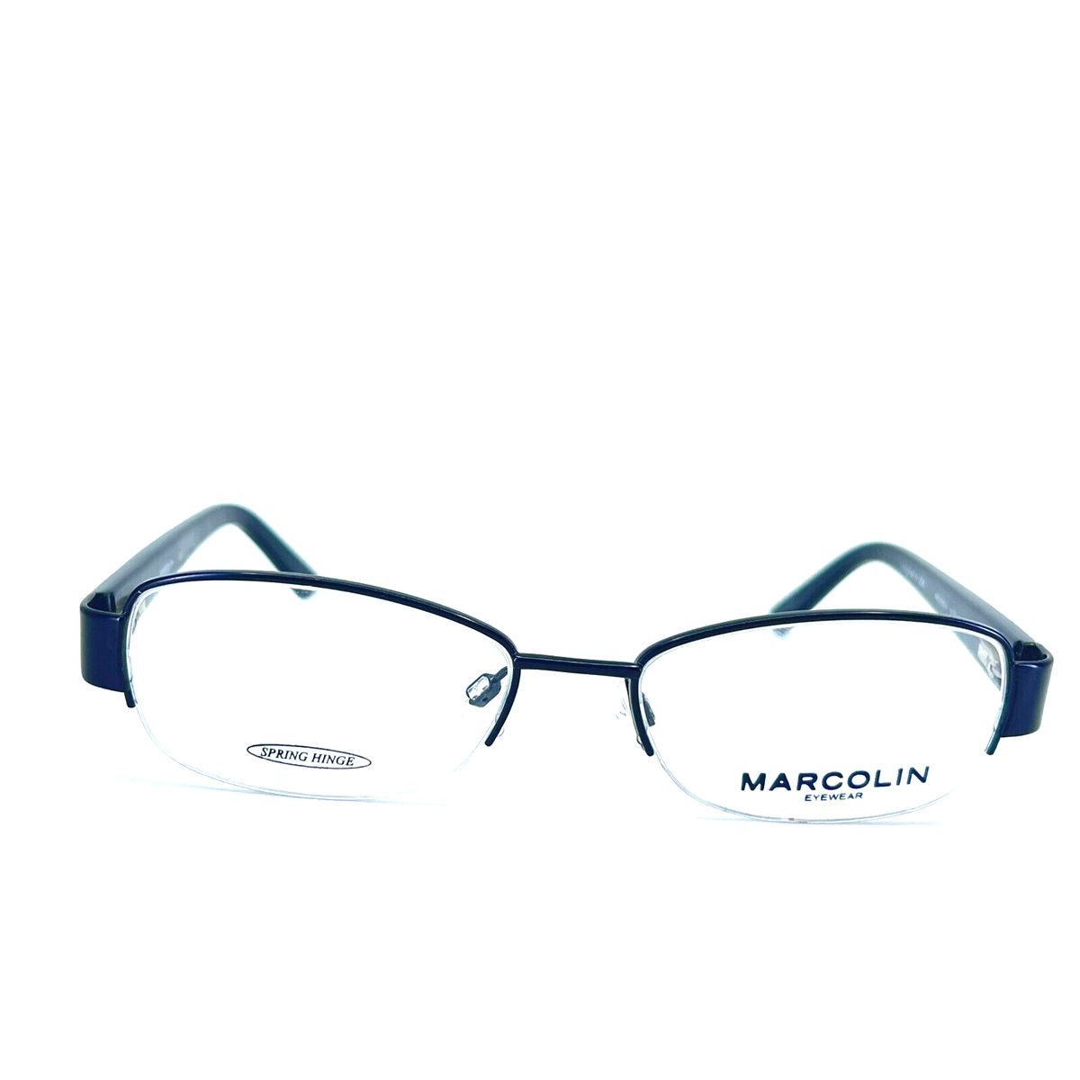 Marcolin Eyeglasses MA7330Erica col 001 black Green Half Rim Frame