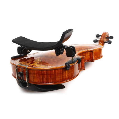 4/4 Full Size Violin Shoulder Rest | Adjustable, Soft Foam Padding With Non-Slip Feet For Comfort