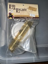 Melissa Frances Lid  Light Create Lamp Oil Lamp Kit Decorative Piece New Sealed