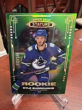 2021-22 Upper Deck Stature Kyle Burroughs Rookie 122/149 Vancouver Canucks