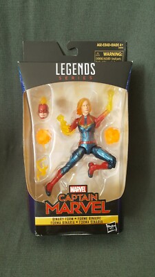 NEW! Captain Marvel Legends Series 6  Binary Form Figure   