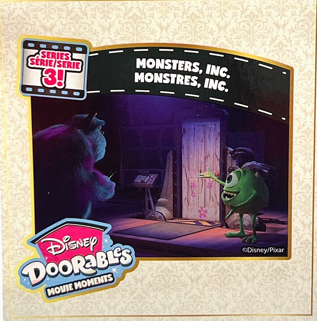 DISNEY DOORABLES SERIES 3 MONSTERS INC MOVIE MOMENTS NEW OPEN SEAL