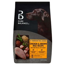 15 lbs Pure Balance Chicken Brown Rice Recipe Dry Dog Food