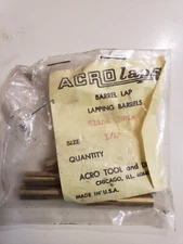  Acro Lap 1/4" BLIND HOLE BARREL REPLACEMENTS....NOS.....6 pack acrolaps