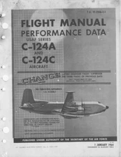 Douglas C-124 Globemaster II Performance & Wiring Manuals detail archive PDF