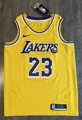Nike LeBron James Lakers Icon Edition 2020 Men's Medium M Swingman