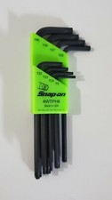 Snap On Tools L-shaped TORX Prohold Wrench Set w/Holder 8 keys TR9-TR40 AWTPH8 !