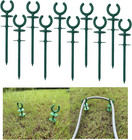 10 Pcs Green Garden Hose Guide Stakes Length Holiday Lights Holder Light Duty Hi