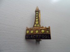 Vintage Blackpool Souvenir Enamel Badge 
