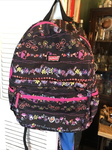 LEVI'S Backpack Pink and Black with 