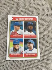 2023 Heritage Baseball SP Assad/Espinoza/Little/Uelmen RC Pitchers Cubs