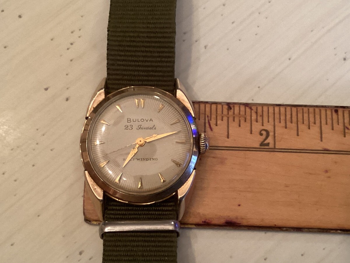 d*e様 アンティーク・BULOVA・２３石・SELF WINDING・ Vintage 1955 Bulova 23 Jewels Self Winding 6 Adjustments Watch | eBay