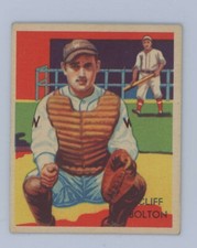 1935 Diamond Stars Cliff Bolton #47 VG-EX
